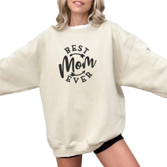 Best Ever Mom Mothers Day Mama Sweatshirt , Personalized Mom Shirt, Mothers Day Gift, Pregnancy Sweater, Gift for Mom