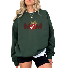 Mom American Football Mothers Day Mama Sweatshirt , Personalized Mom Shirt, Mothers Day Gift, Pregnancy Sweater, Gift for Mom