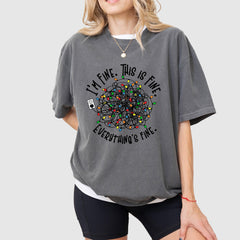 Christmas I am Fine Shirt, Christmas Shirt