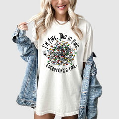 Christmas I am Fine Shirt, Christmas Shirt