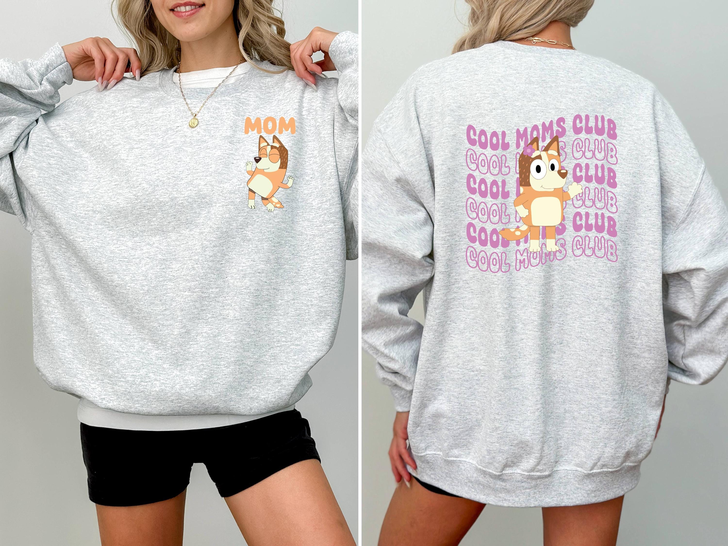 Cool Moms Club MOM Hoodie, Chilli Heeler Sweatshirt, Cool MUM Club Sweatshirt, Mom Birthday Gift, Dog Mama Hoodie, Bandit Chilli Mom