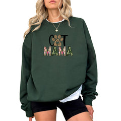 Cat Mama Sweatshirt,Gift Mothers Day Mama Sweatshirt ,Cat Mom Sweatshirt and Hoodie, Mom Day Sweater, Pregnancy Sweater, Gift for Mom