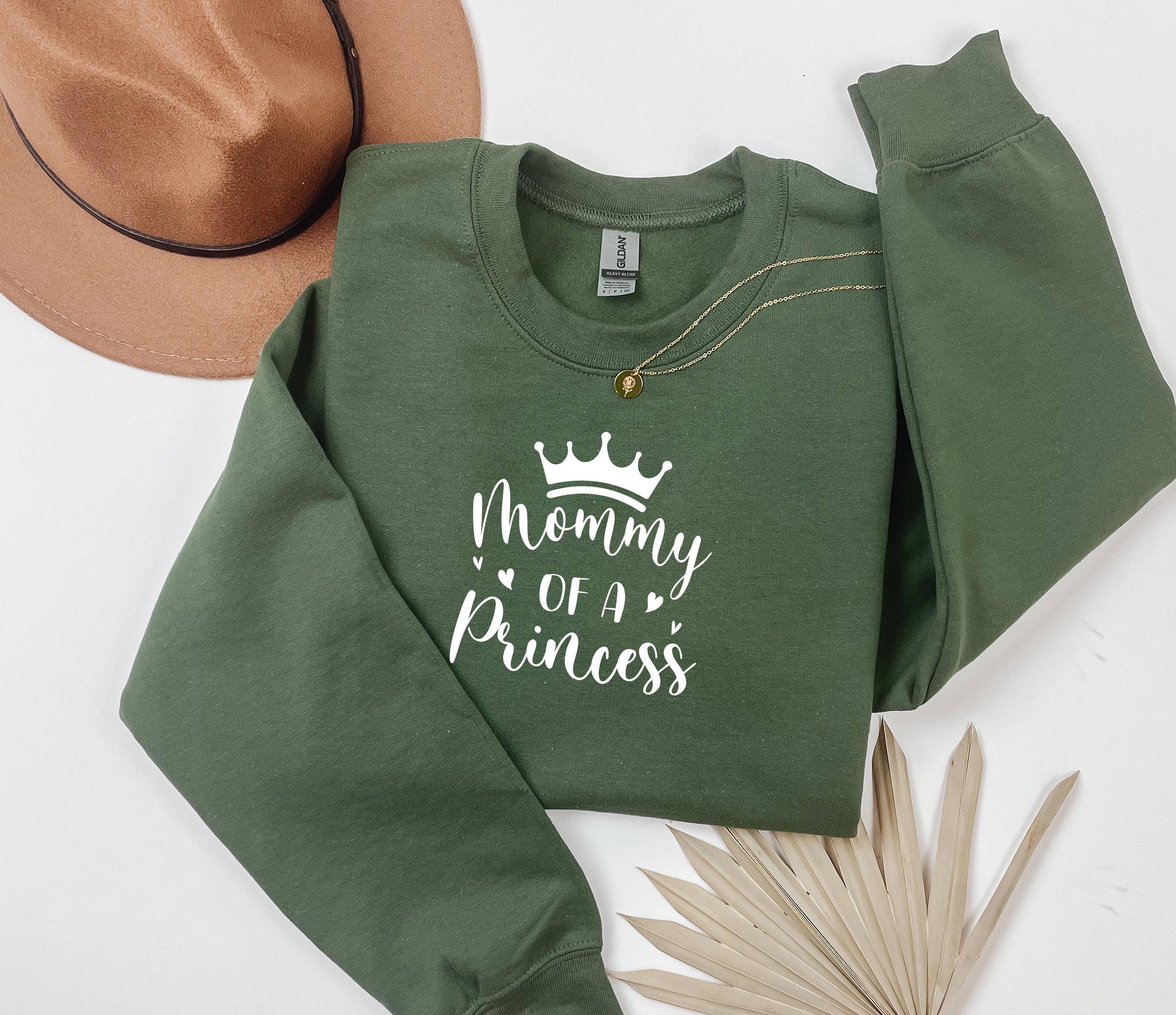 Mommy Of a Princess Mothers Day Mama Sweatshirt , Personalized Mom Shirt, Mothers Day Gift, Pregnancy Sweater, Gift for Mom