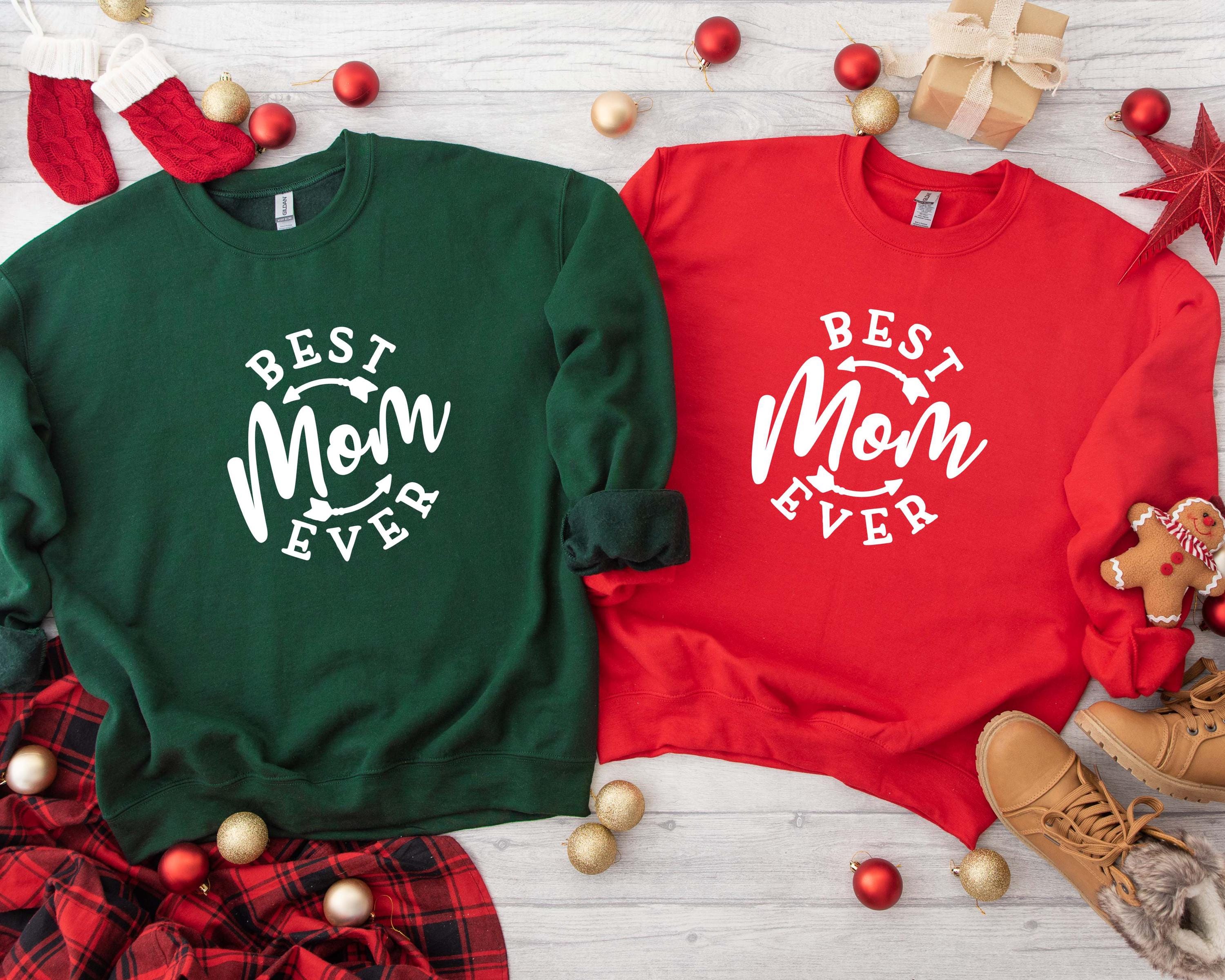 Best Ever Mom Mothers Day Mama Sweatshirt , Personalized Mom Shirt, Mothers Day Gift, Pregnancy Sweater, Gift for Mom