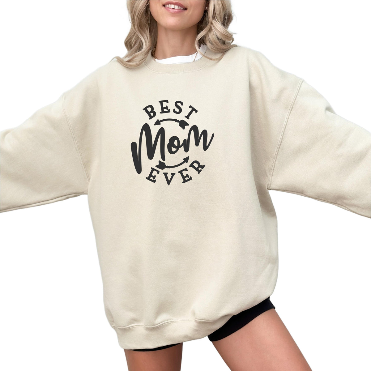 Best Ever Mom Mothers Day Mama Sweatshirt , Personalized Mom Shirt, Mothers Day Gift, Pregnancy Sweater, Gift for Mom