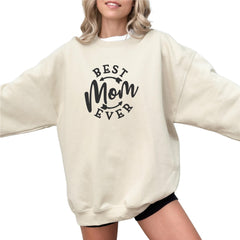 Best Ever Mom Mothers Day Mama Sweatshirt , Personalized Mom Shirt, Mothers Day Gift, Pregnancy Sweater, Gift for Mom