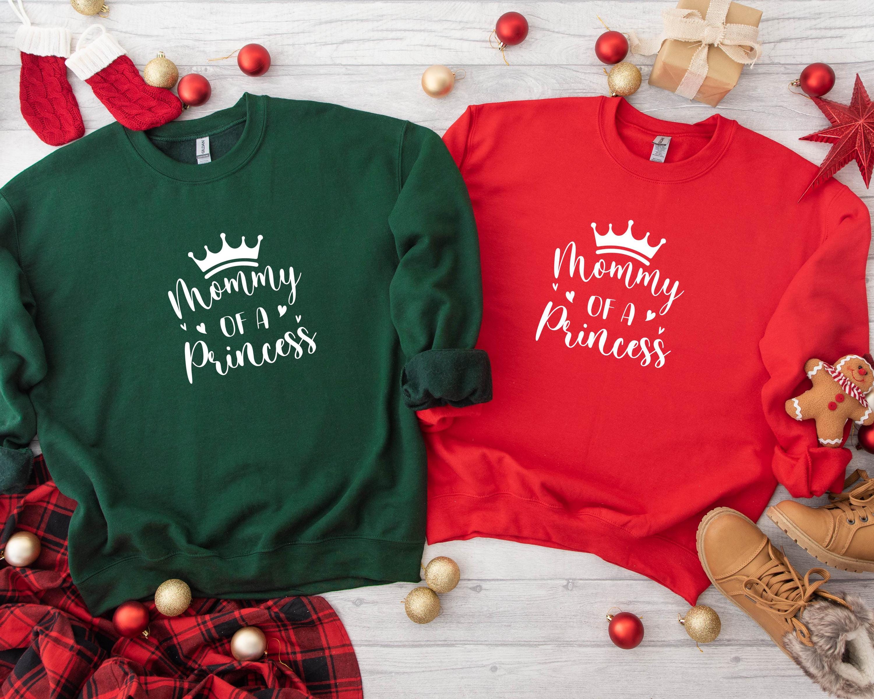 Mommy Of a Princess Mothers Day Mama Sweatshirt , Personalized Mom Shirt, Mothers Day Gift, Pregnancy Sweater, Gift for Mom