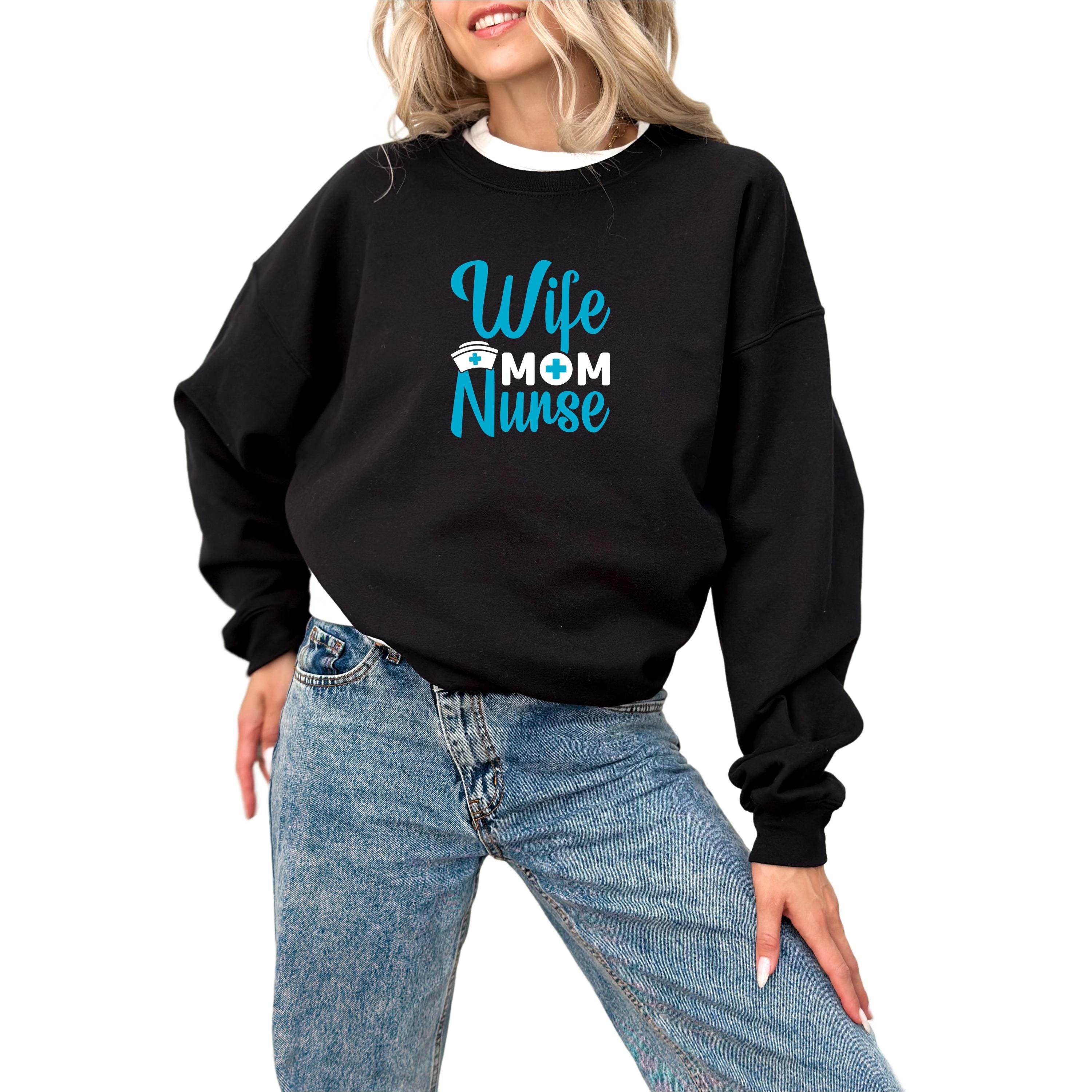 Nurse Mama Gift Mothers Day Mama Sweatshirt , Personalized Mom Shirt, Mothers Day Gift, Pregnancy Sweater, Gift for Mom