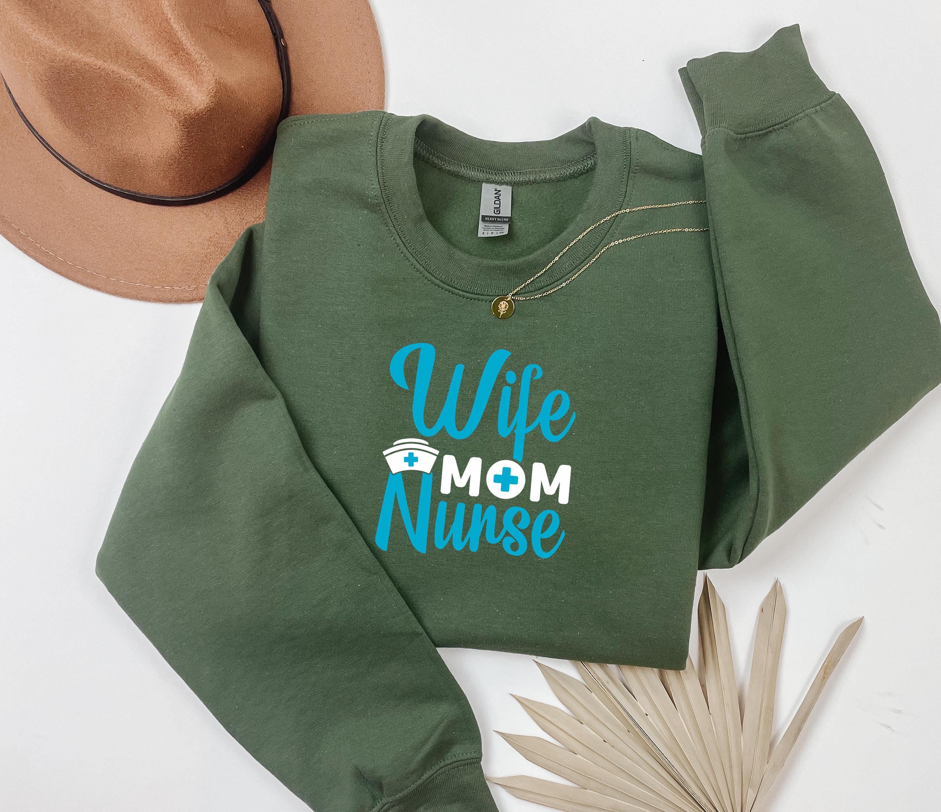 Nurse Mama Gift Mothers Day Mama Sweatshirt , Personalized Mom Shirt, Mothers Day Gift, Pregnancy Sweater, Gift for Mom