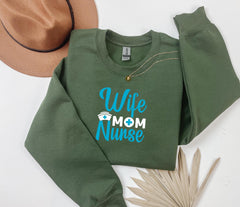 Nurse Mama Gift Mothers Day Mama Sweatshirt , Personalized Mom Shirt, Mothers Day Gift, Pregnancy Sweater, Gift for Mom