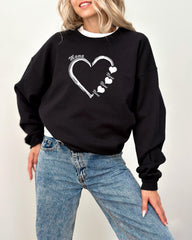 Custom Mama Sweatshirt Heart Kids Name , Personalized Mom Shirt, Mothers Day Gift, Pregnancy Sweater, Gift for Mom