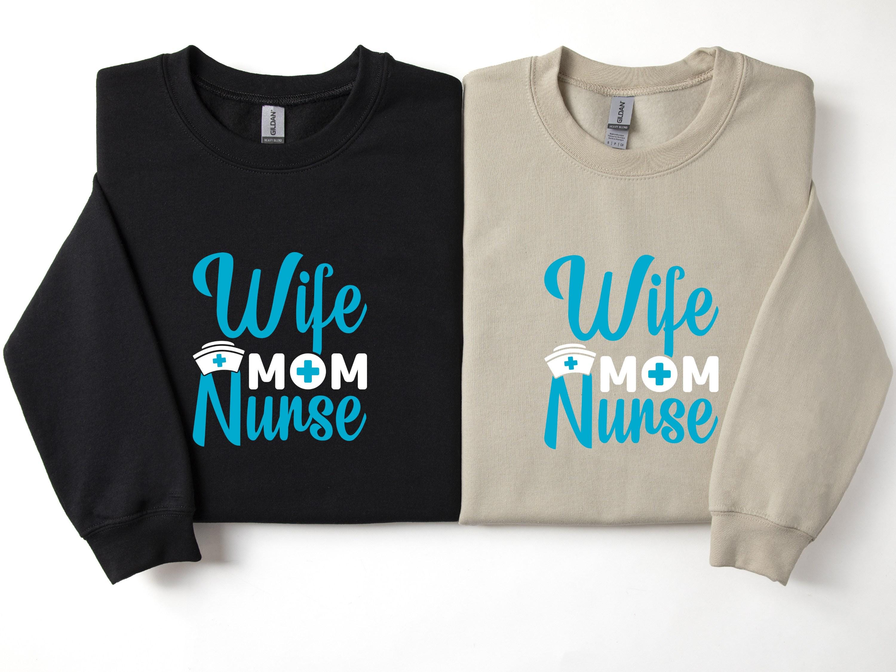 Nurse Mama Gift Mothers Day Mama Sweatshirt , Personalized Mom Shirt, Mothers Day Gift, Pregnancy Sweater, Gift for Mom
