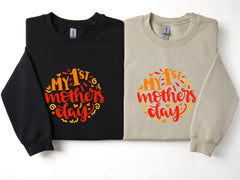 My 1st Mothers Day Mama Sweatshirt , Personalized Mom Shirt, Mothers Day Gift, Pregnancy Sweater, Gift for Mom