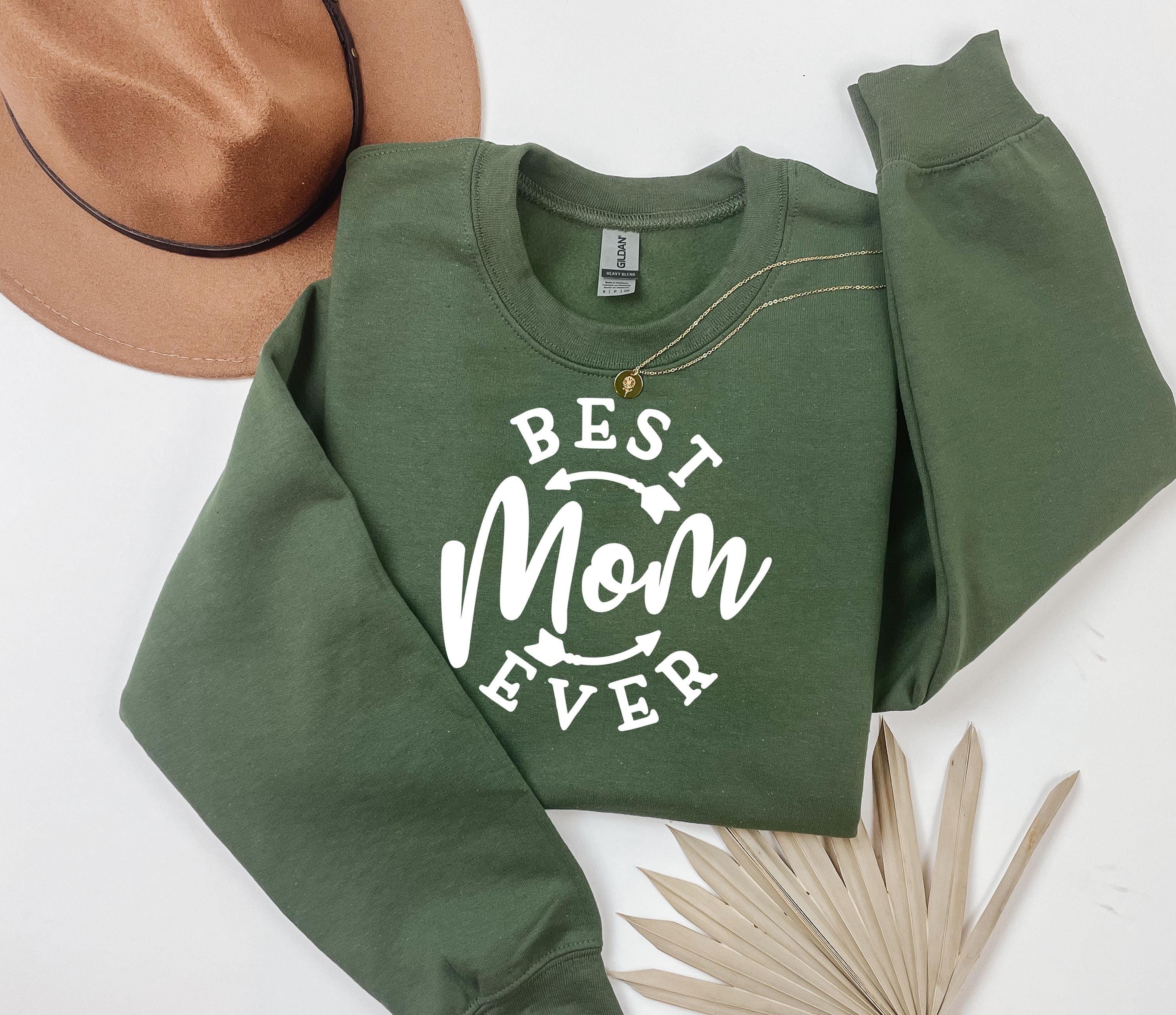 Best Ever Mom Mothers Day Mama Sweatshirt , Personalized Mom Shirt, Mothers Day Gift, Pregnancy Sweater, Gift for Mom