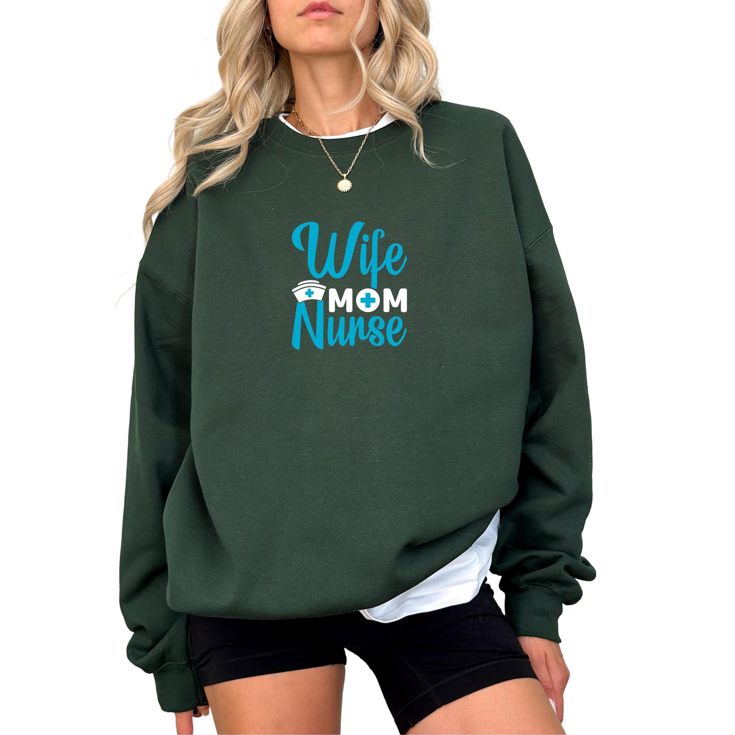 Nurse Mama Gift Mothers Day Mama Sweatshirt , Personalized Mom Shirt, Mothers Day Gift, Pregnancy Sweater, Gift for Mom