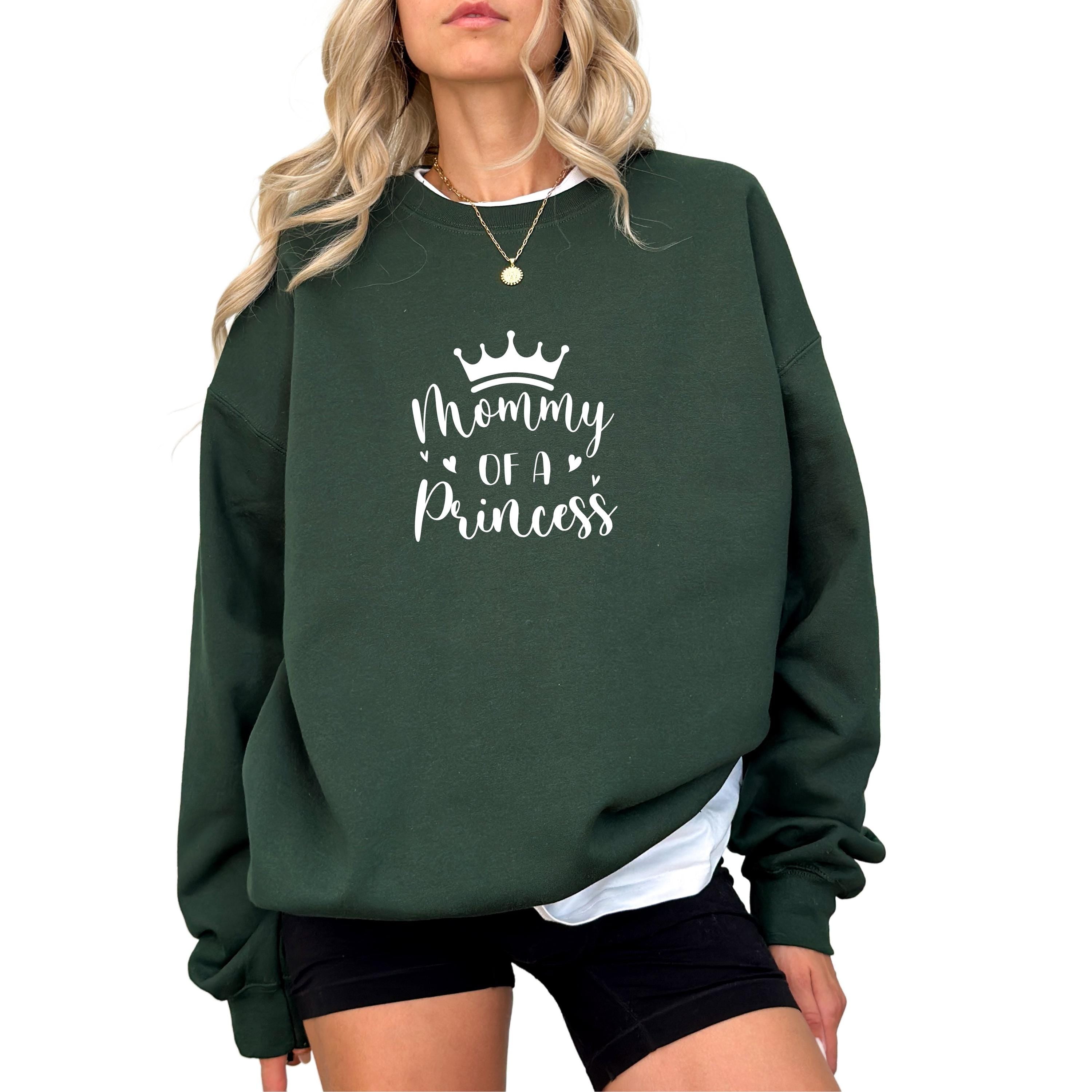 Mommy Of a Princess Mothers Day Mama Sweatshirt , Personalized Mom Shirt, Mothers Day Gift, Pregnancy Sweater, Gift for Mom