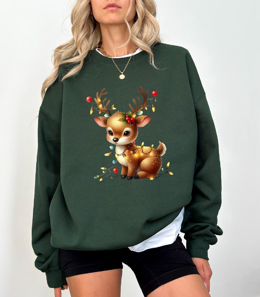 Christmas Cute Deer Sweatshirt