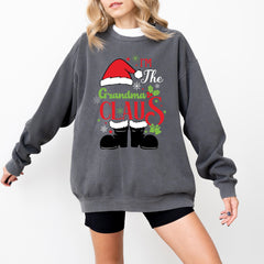 Custom Mama Claus Sweatshirt Nana Sweatshirt