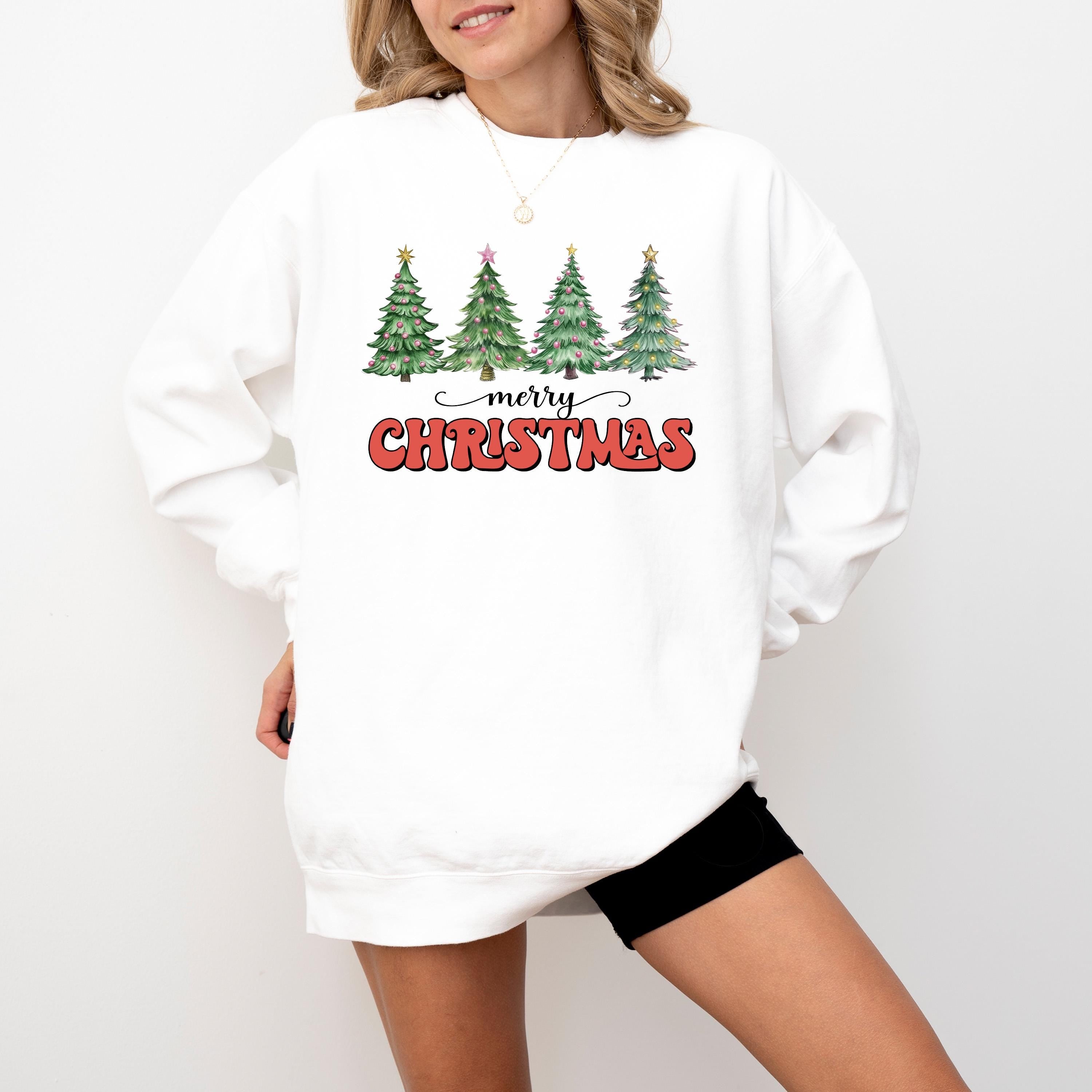 Comfort Colors Christmas Trees Sweatshirt