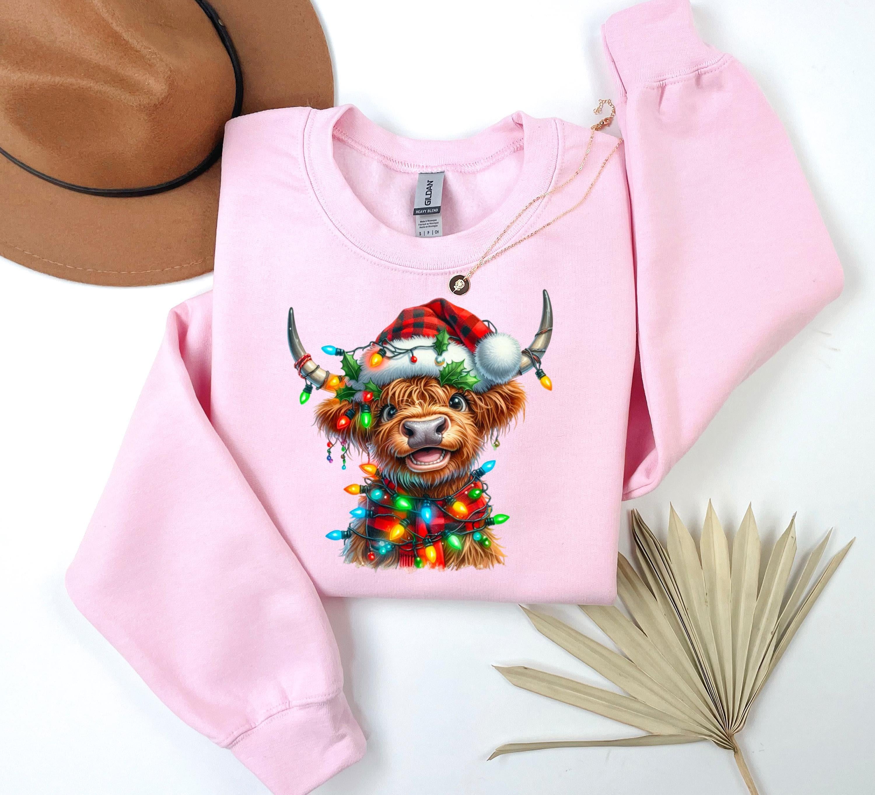 Christmas Cute Cow Sweatshirt