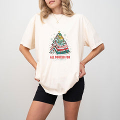 Christmas Colorful Book Shirt