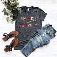 a t - shirt that says merry and ugly on it