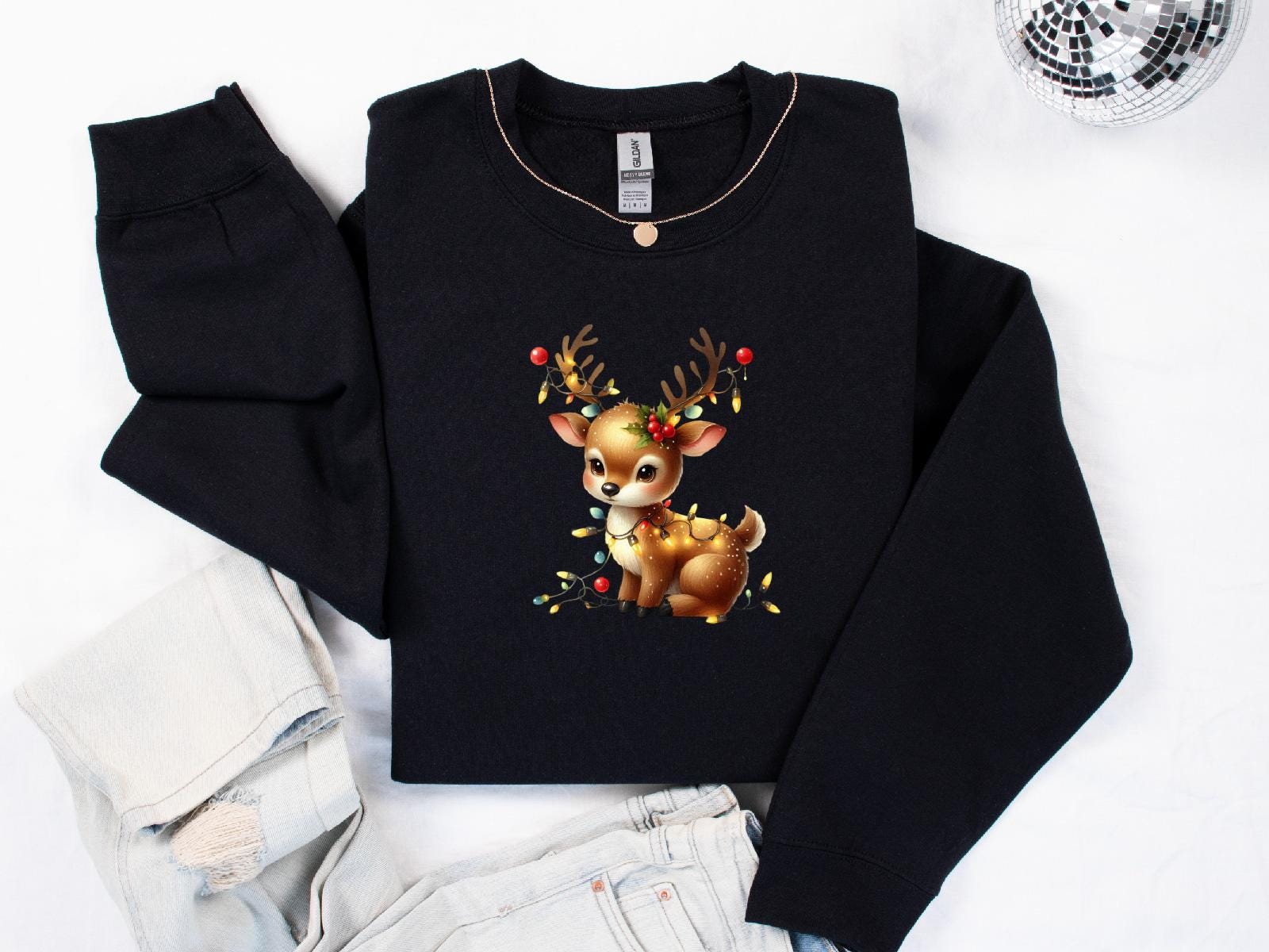 Christmas Cute Deer Sweatshirt