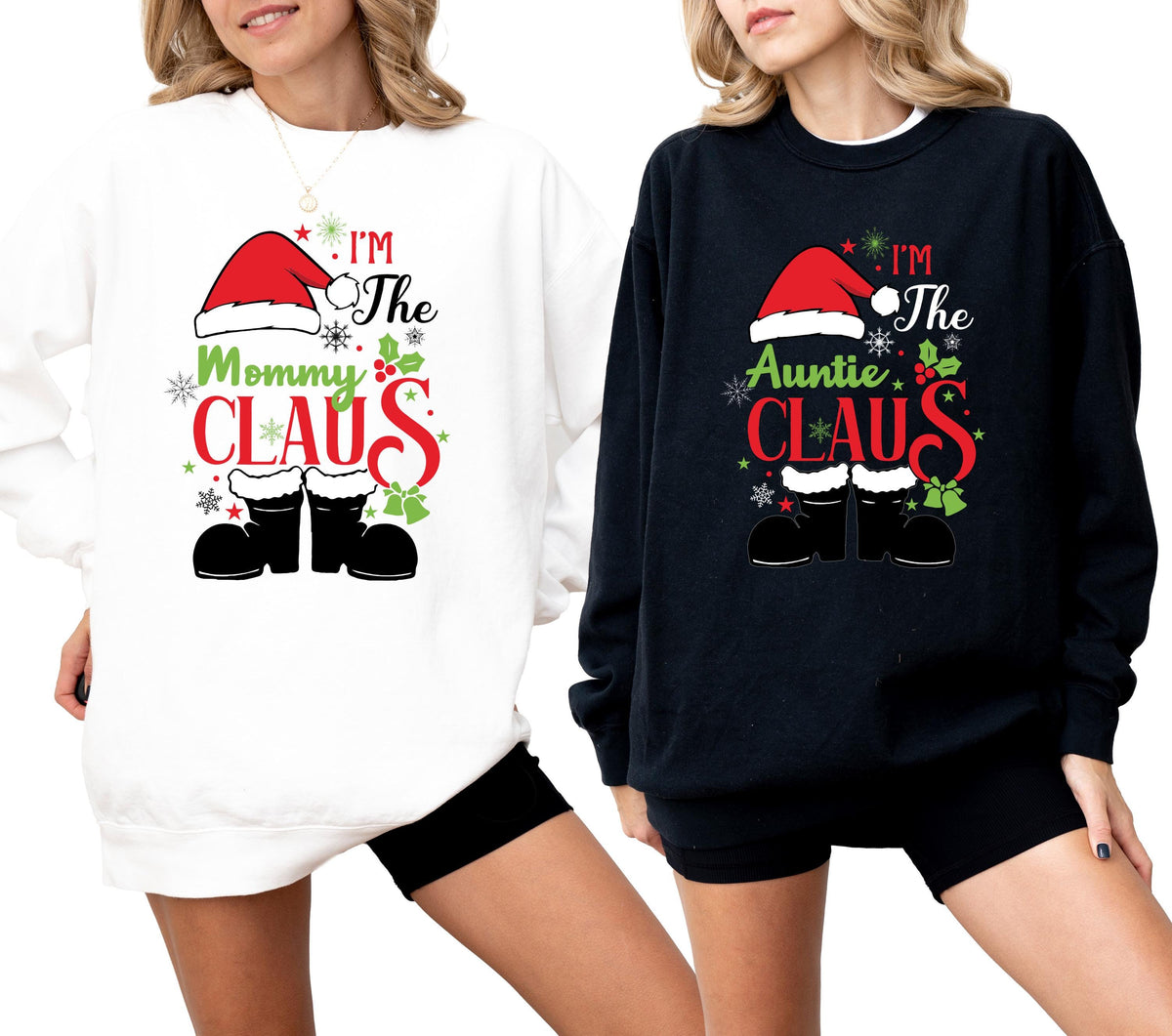 Custom Mama Claus Sweatshirt Nana Sweatshirt