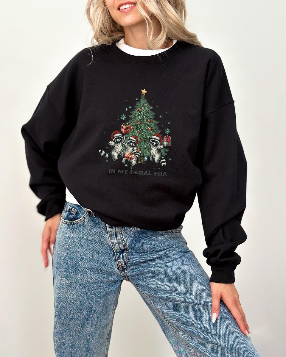 Christmas In My Feral Era Sweatshirt