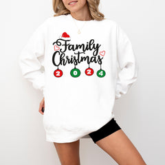 Comfort Colors Family Christmas 2024 Making Memories Together Sweatshirt | Christmas Family Matching Shirt | Retro Christmas Family Matching