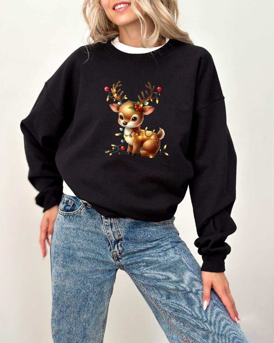 Christmas Cute Deer Sweatshirt