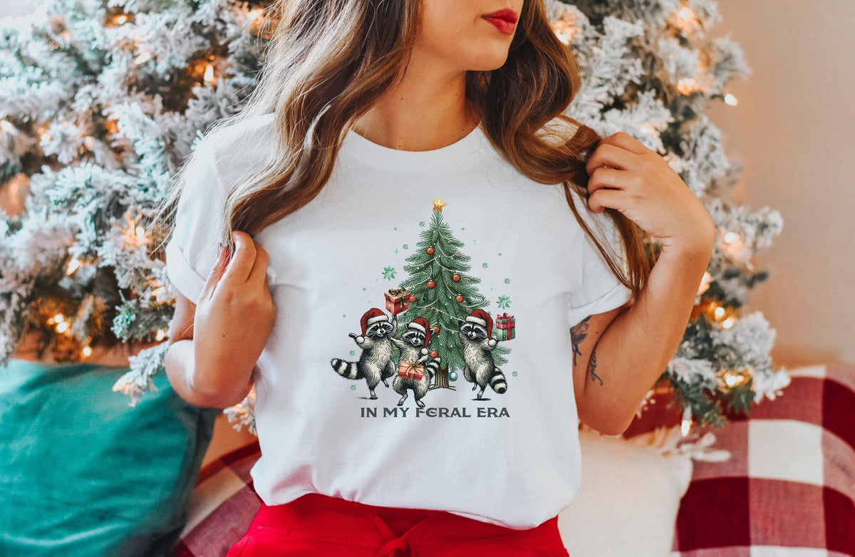 Christmas In My Feral Era Shirt