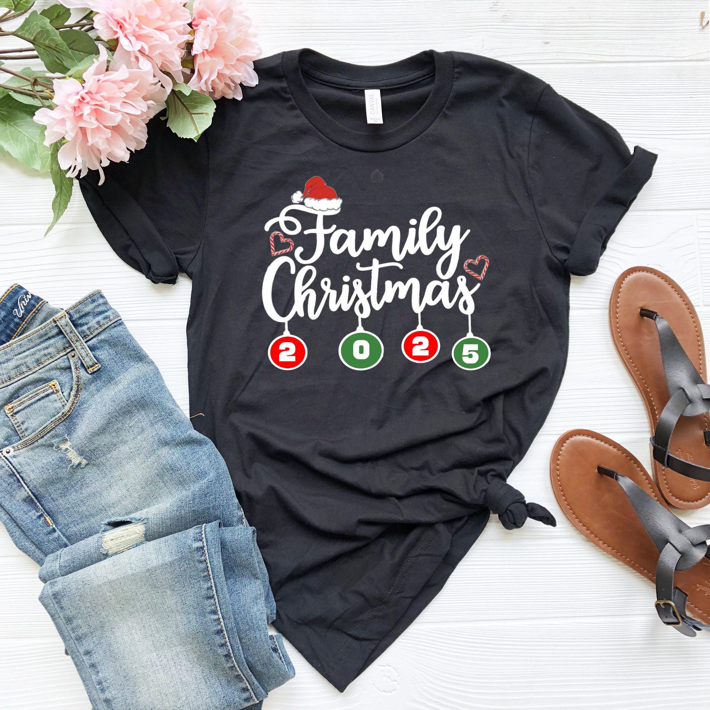 a t - shirt with the words family christmas on it