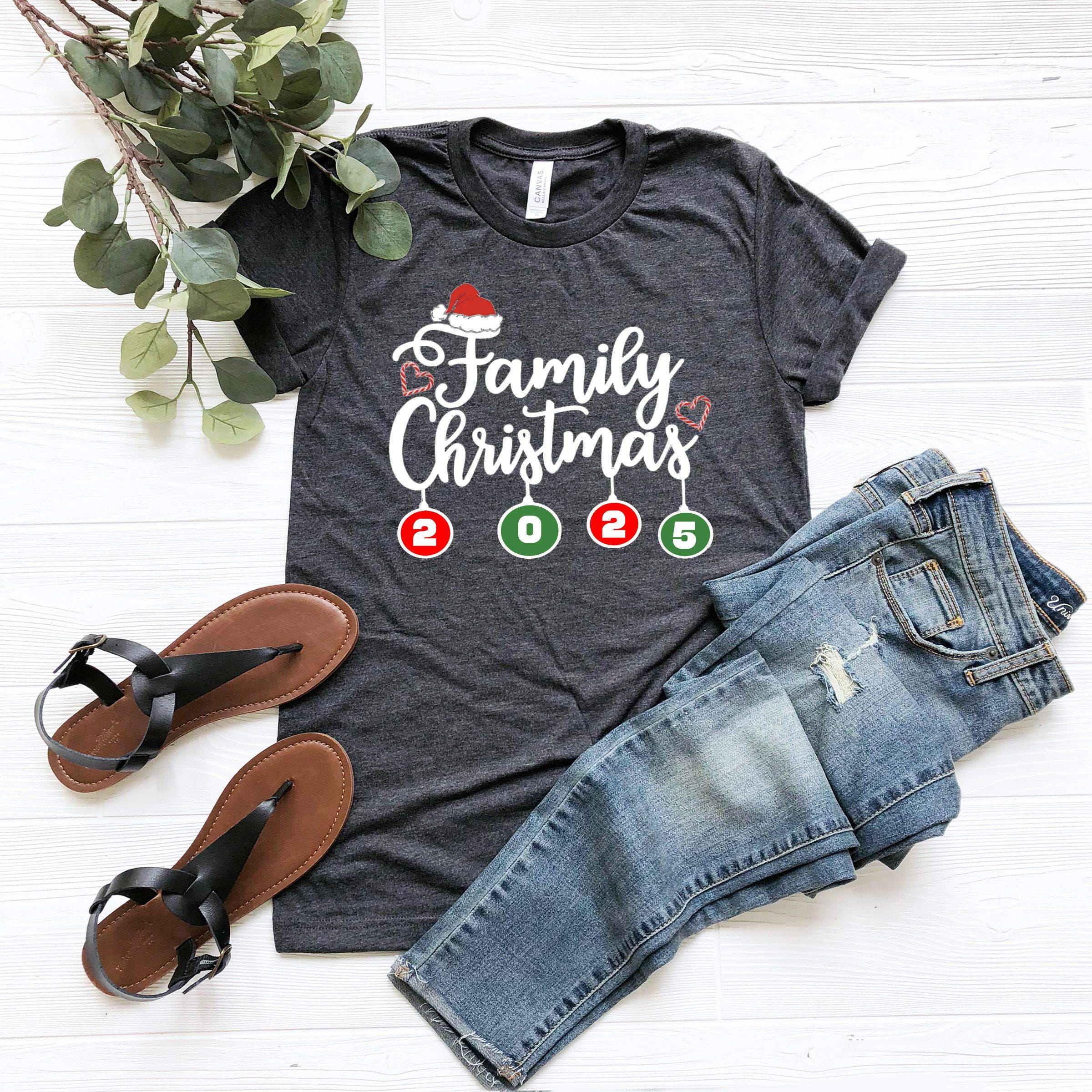 a t - shirt with the words family christmas on it